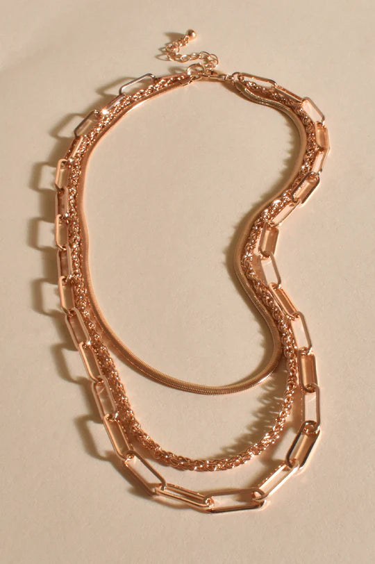 Ashly Mixed Chain Necklace