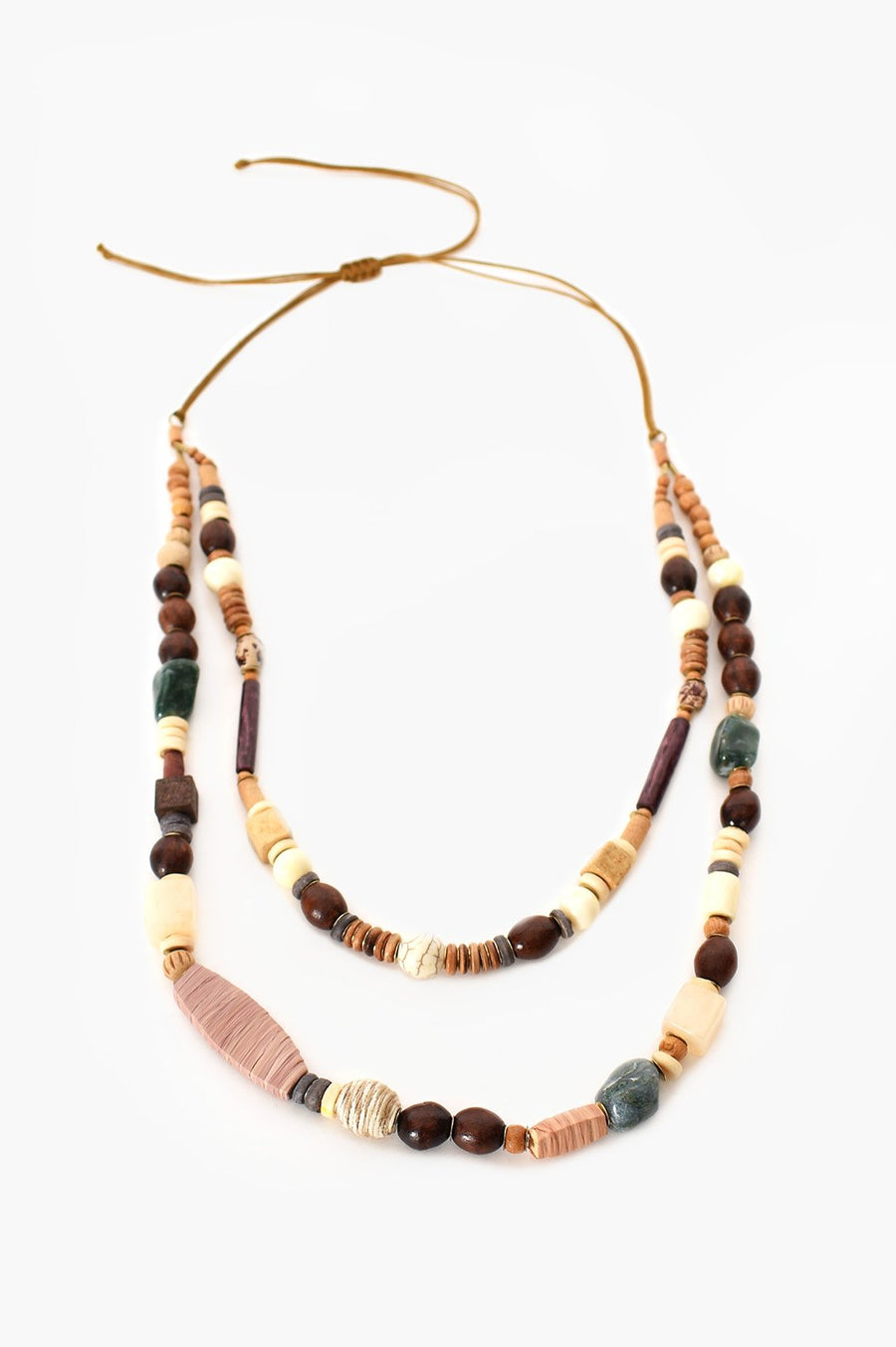 STONE TIMBER MIX NECKLACE (4858234273846)