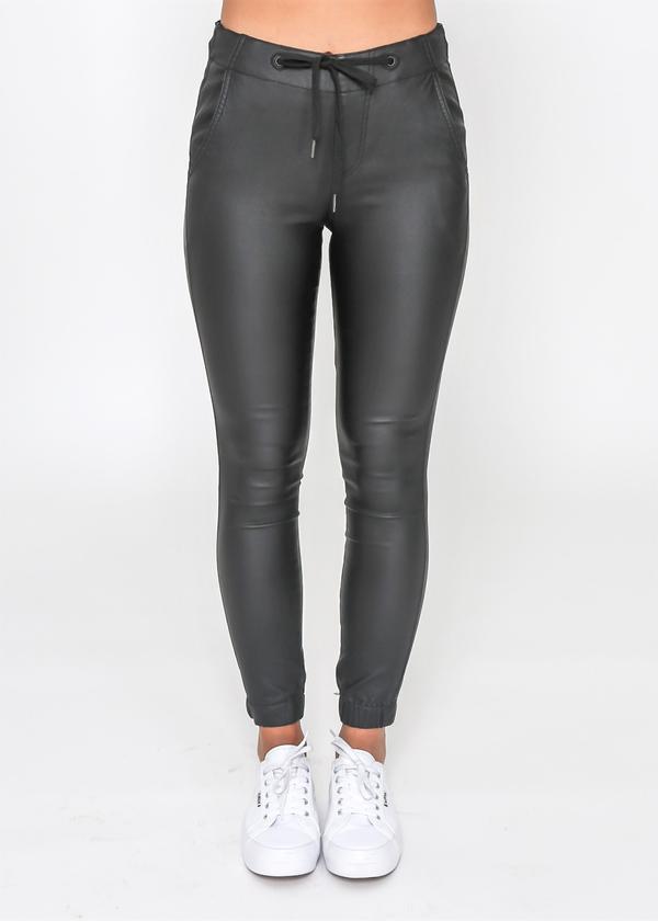 REVIVAL PLEATHER JOGGERS (4687276900406)